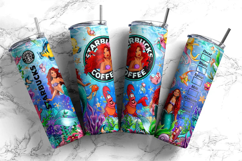 Little Mermaid Starbucks Tumbler