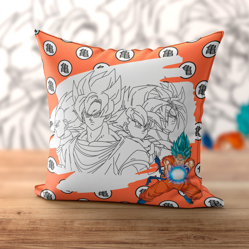 Goku Coloring Pillow| Nita's Krafty Kreations