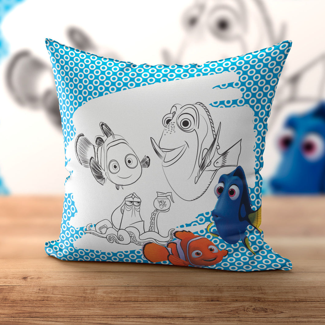 Finding Nemo Coloring Pillow| Nita's Krafty Kreations