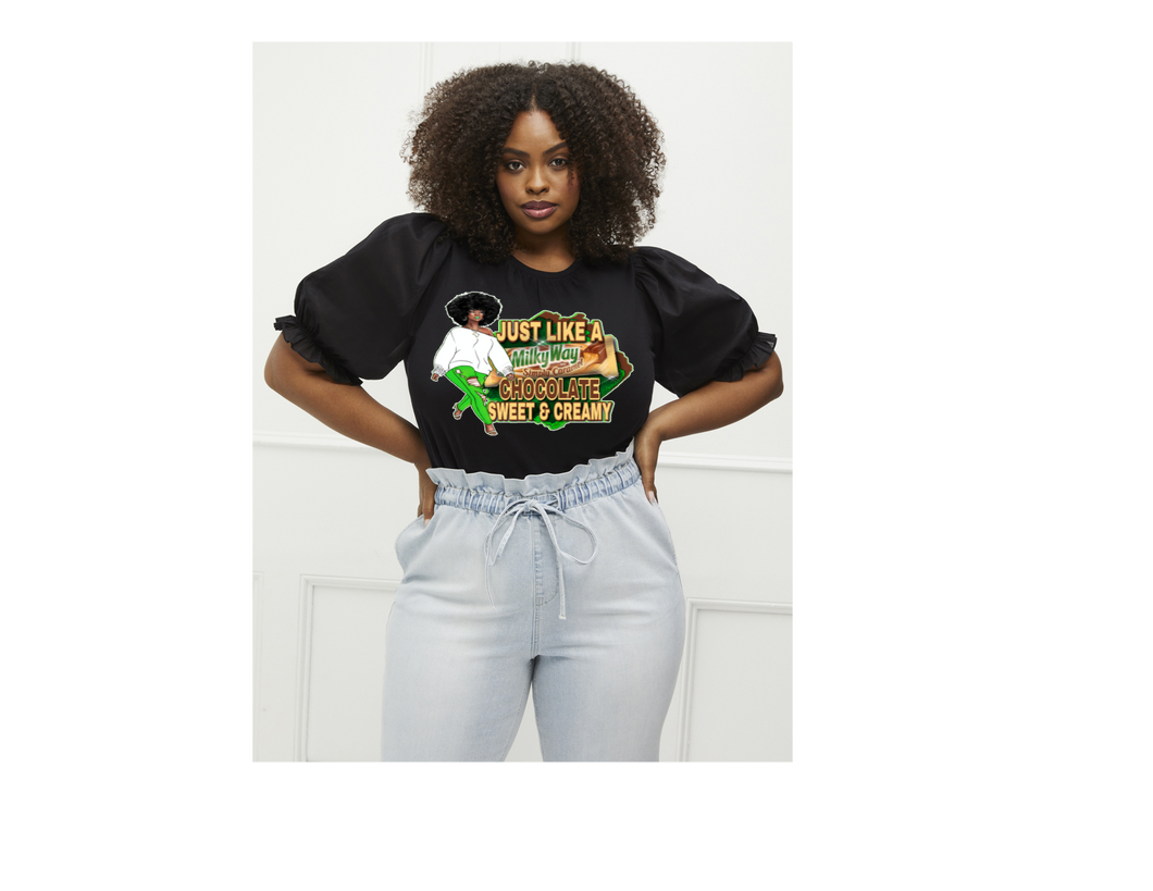 Just Like A Milky Way  T-shirt | Nita's Krafty Kreations™