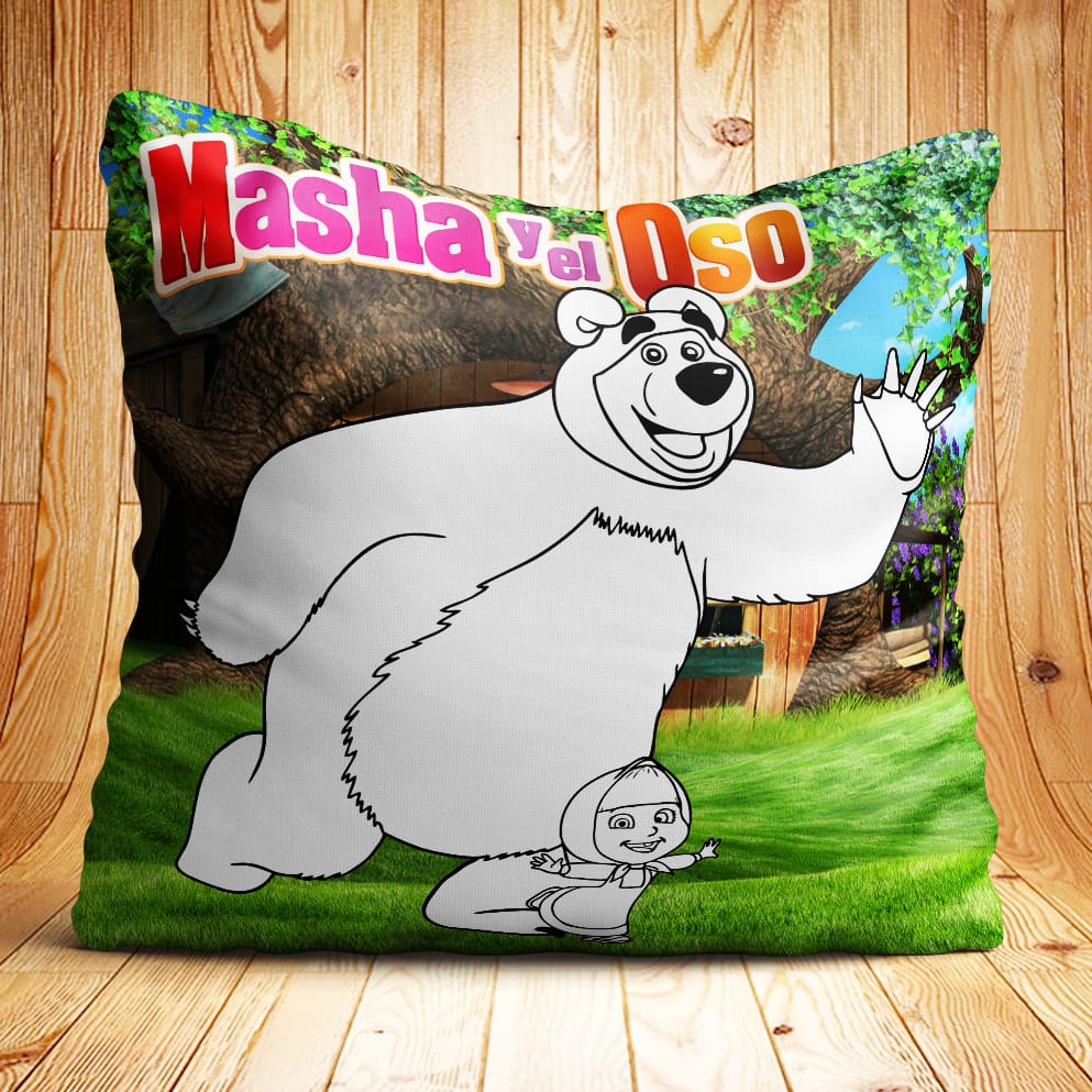 Masha / Yeloso Coloring Pillow| Nita's Krafty Kreations