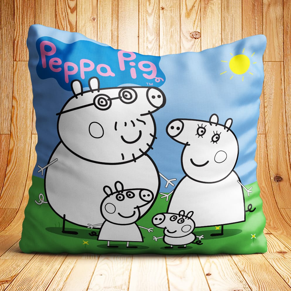 Peppa Pig Coloring Pillow| Nita's Krafty Kreations