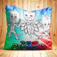 PJ Masks Coloring Pillows | Nita's Krafty Kreations