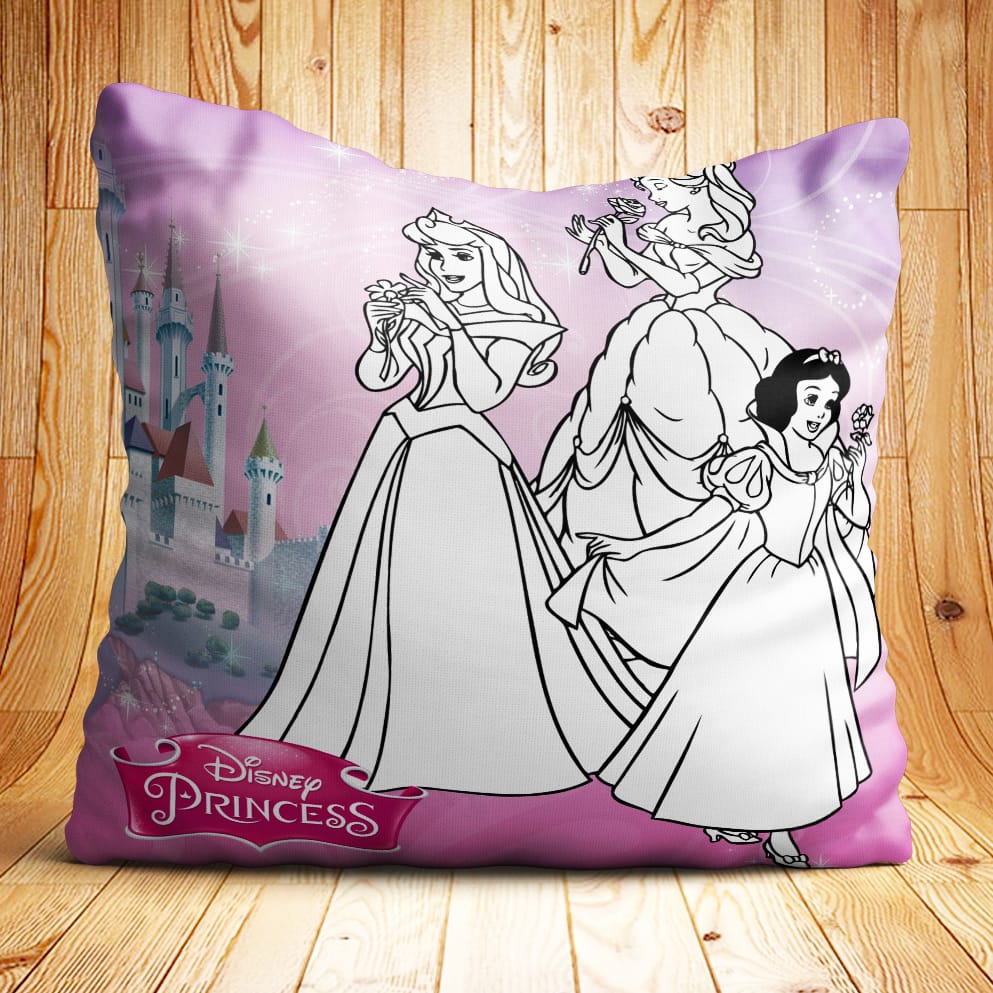 Disney Princess Coloring Pillow | Nita's Krafty Kreations