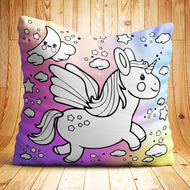 Unicorn Coloring Pillows | Nita's Krafty Kreations