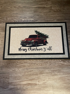 Merry Christmas Y'all Doormat | Nita's Krafty Kreations™