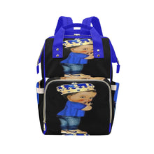 Cargar imagen en el visor de la galería, Prince Without Words Multi-Function Diaper Backpack/Diaper Bag| Nita&#39;s Krafty Kreations™
