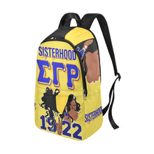 Load image into Gallery viewer, Sigma Gamma Rho Fabric Backpack | Nita&#39;s Krafty Kreations™
