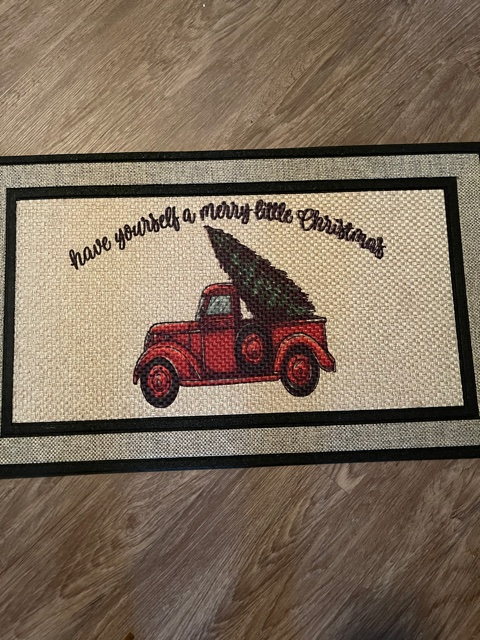 Have Yourself A Merry Little Christmas Door Mat | Nita's Krafty Kreations™