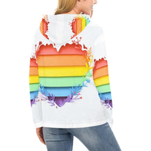 Load image into Gallery viewer, Pride All Over Print Hoodie for Women
