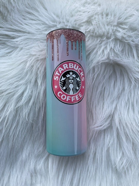 Starbuck Coffee Glitter Tumbler | Nita's Krafty Kreations ™