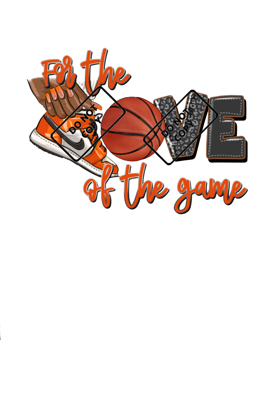 FOR THE LOVE OF THE GAME Sweatshirts/ Hoodies |Nita's Krafty Kreations™