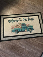 Welcome to Our Home Door Mat  | Nita's Krafty Kreations™