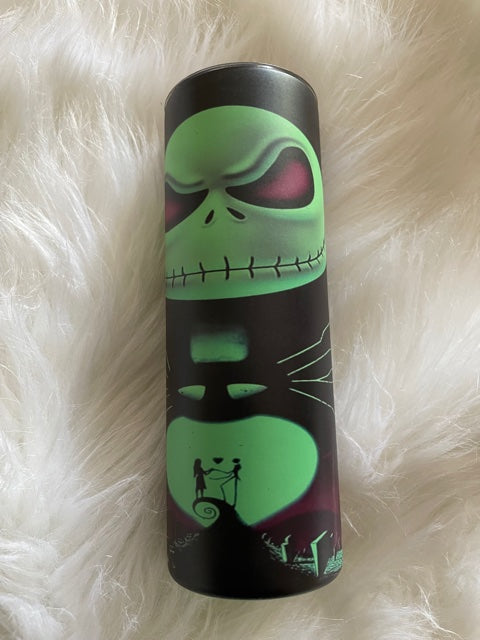 Glow in the Dark  Skelton Tumbler | Nita's Krafty Kreations™