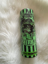 Load image into Gallery viewer, Glow in the Dark Beetlejuice Tumbler| Nita&#39;s Krafty Kreations™
