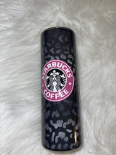 Load image into Gallery viewer, Black Leopard   Starbucks Tumbler| Nita&#39;s Krafty Kreation™
