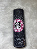 Black Leopard   Starbucks Tumbler| Nita's Krafty Kreation™