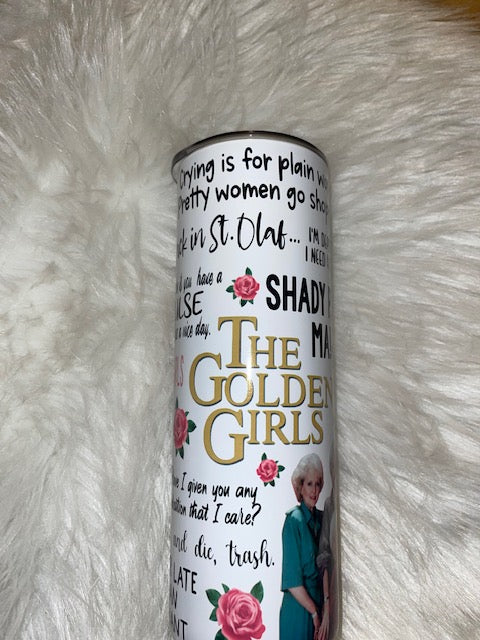 20 oz. The  Golden Girl Tumbler  | Nita's Krafty Kreations™