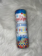 Load image into Gallery viewer, Austim Traveling 20 oz. Tumbler| Nita&#39;s Krafty Kreations™
