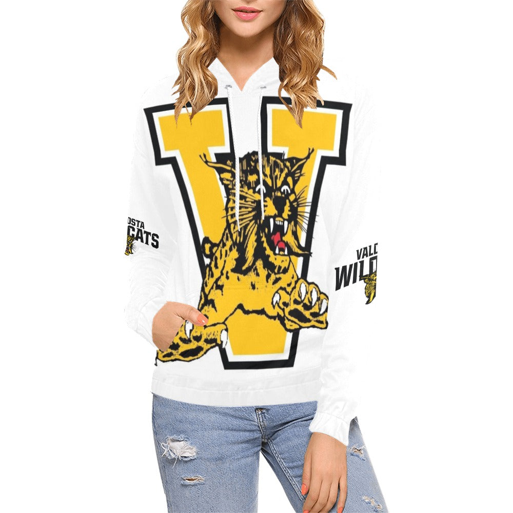 Woman Wild Cat's Hoodie All Over Print Hoodie for Women | Nita's Krafty Kreations™