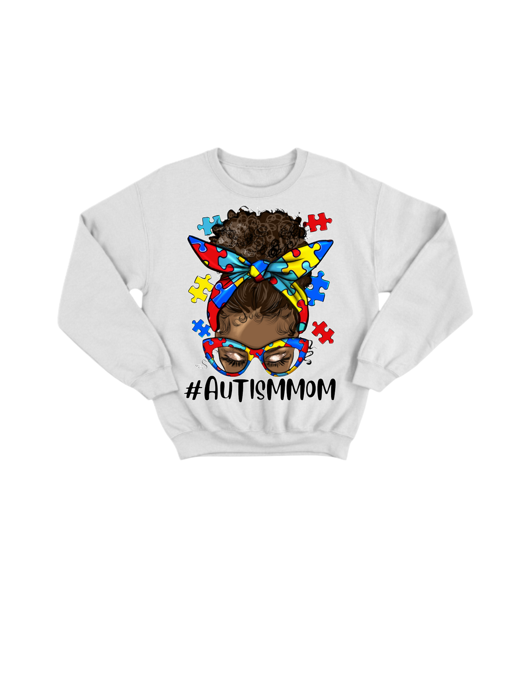 Autism Mom (Black) T-shirt | Nita's Krafty Kreations™