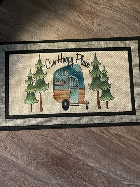 Our Happy Place Door Mat | Nita's Krafty Kreations ™