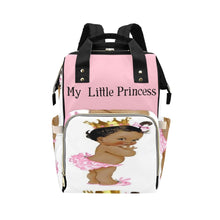 Cargar imagen en el visor de la galería, My little Princess Pink  Multi-Function Diaper Backpack/Diaper Bag| Nita&#39;s Krafty Kreations™
