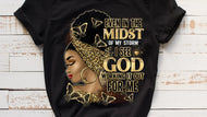 Even in the Midst Gold T-Shirt | Nita's Krafty Kreations™