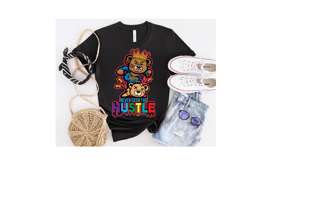 Never Stop Hustle T-shirt | Nita's Krafty Kreations™